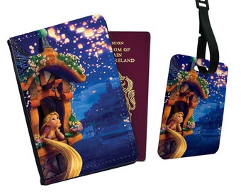 rapunzel luggage tag