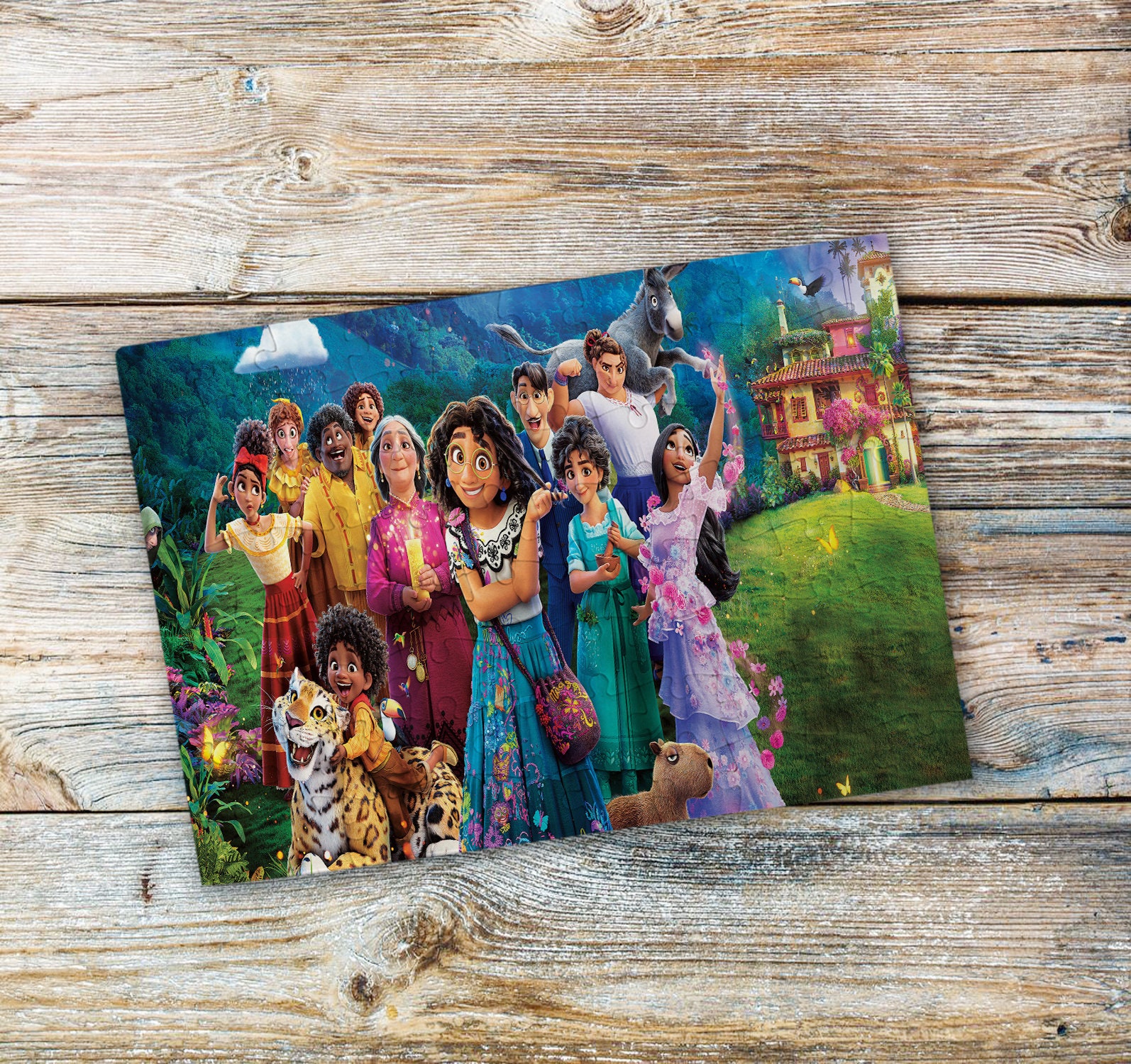 Personalised Jigsaw Puzzles for Kids, Disney Encanto, Lockdown DIY Games,  Family Game Night, Gift for Her, Add Your Name -  India