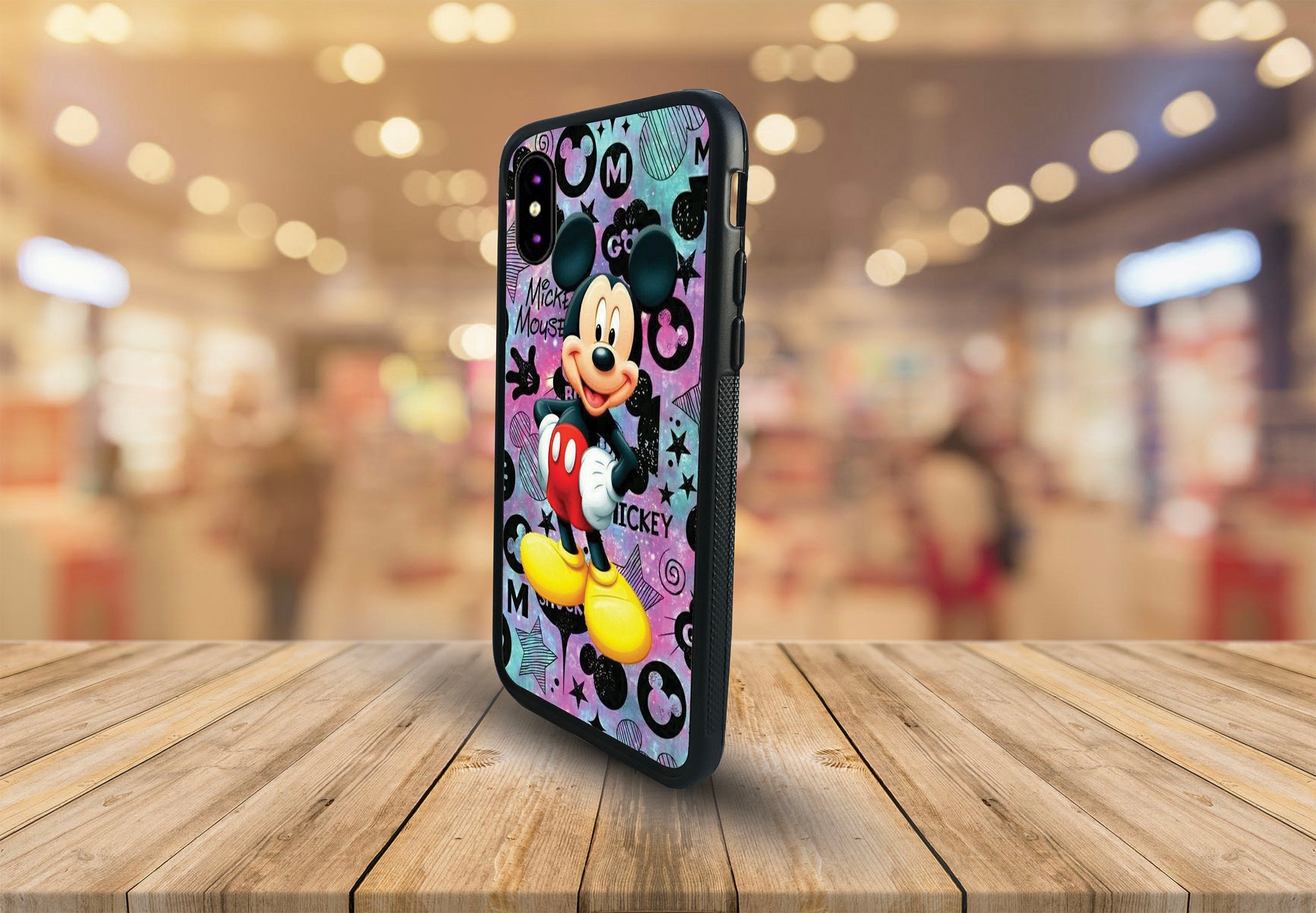 Discover Personalised Snapback Rubber Phone Case, Stylish Phone Cover, Phone Accessory, Disney Mickey Mouse