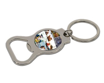 Llavero abridor de botellas con foto personalizado, abridor de botellas personalizado, llavero de metal personalizado con foto, llavero abridor de botellas, regalo del Día del Padre