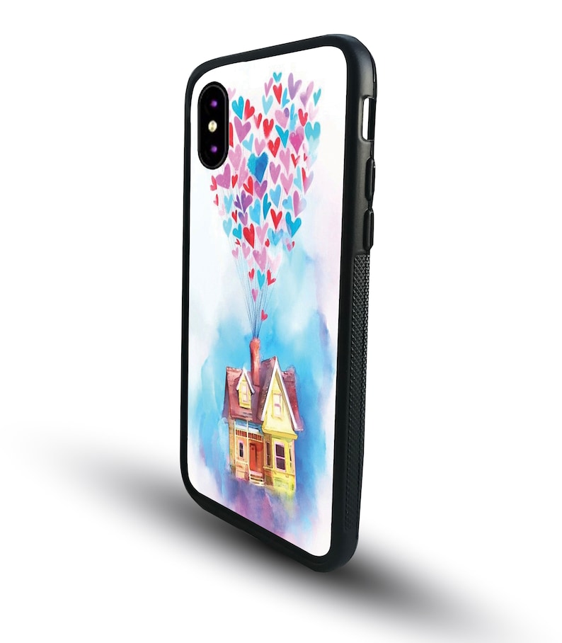 Personalised iPhone Samsung Phone Cover Clip Case Disney Up House Balloons iPhone 12 Pro Pro Max S10 S20 S20 S20 Ultra