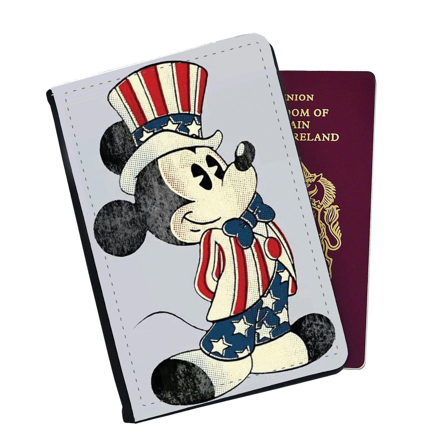 Discover Disney Mickey Mouse Uncle Sam Passport Cover