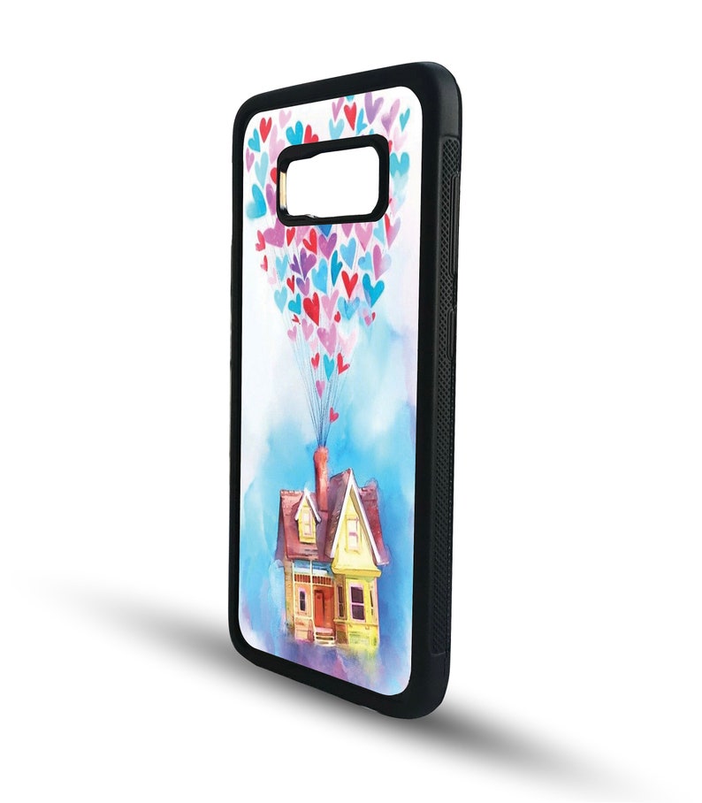 Personalised iPhone Samsung Phone Cover Clip Case Disney Up House Balloons iPhone 12 Pro Pro Max S10 S20 S20 S20 Ultra