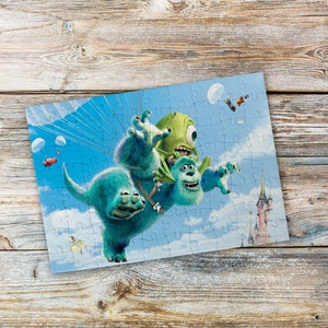 Personalised Jigsaw Puzzles for Kids, Lockdown DIY Games, Family Game Night, Disney Monster Inc
