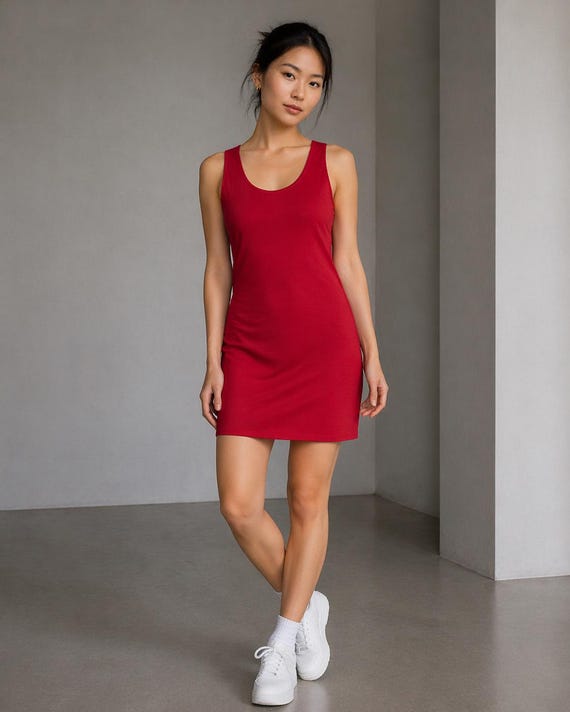 casual red dress outfit Cotton Mini T-Shirt - Dresses loose dresses for women 2024 Top 11 Red Casual Wear