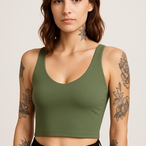 CC Active | Kashmir Green Sports Bra for Women, Lightweight Yoga Fitness Workout Bra