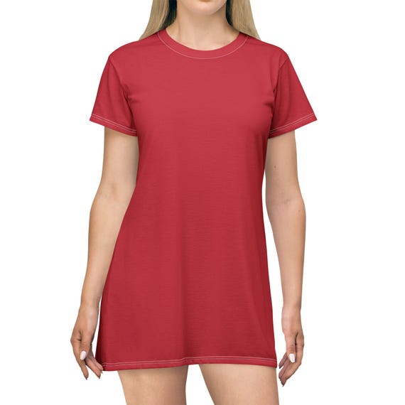 fitted lace wedding dress Girls' Red T-Shirt Dress Size: 12-24M by Mila & Rose