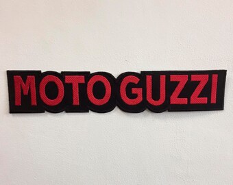 MOTO GUZZI Logo Patch patch Iron on Sew Applique Embroidered Emblem