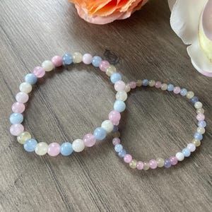 Passende Mutter Tochter Perlen Armbänder: Benutzerdefinierte Mama und Mini Schmuck Set