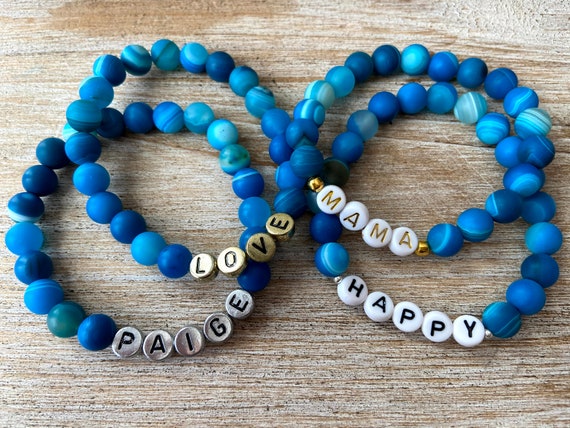 Bracciale vintage in pietra naturale bohémien per donna