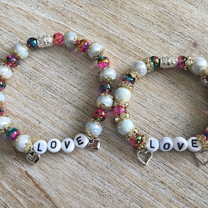 Mommy and Me Bracelet Set, Matching Family Bracelets, Mother and Daughter Matching set,  Mommy and Daughter Matching Bracelet Set, Mama mini