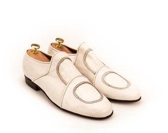 Authentic real leather 70's loafers
