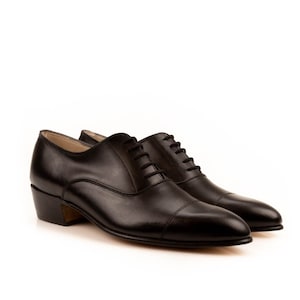 handmade classic oxford cubano heel (men)