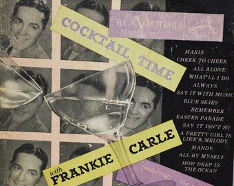 Three  45'' Vinyl collection Cocktail Time with Frankie Carle RCA Victor 16 songs