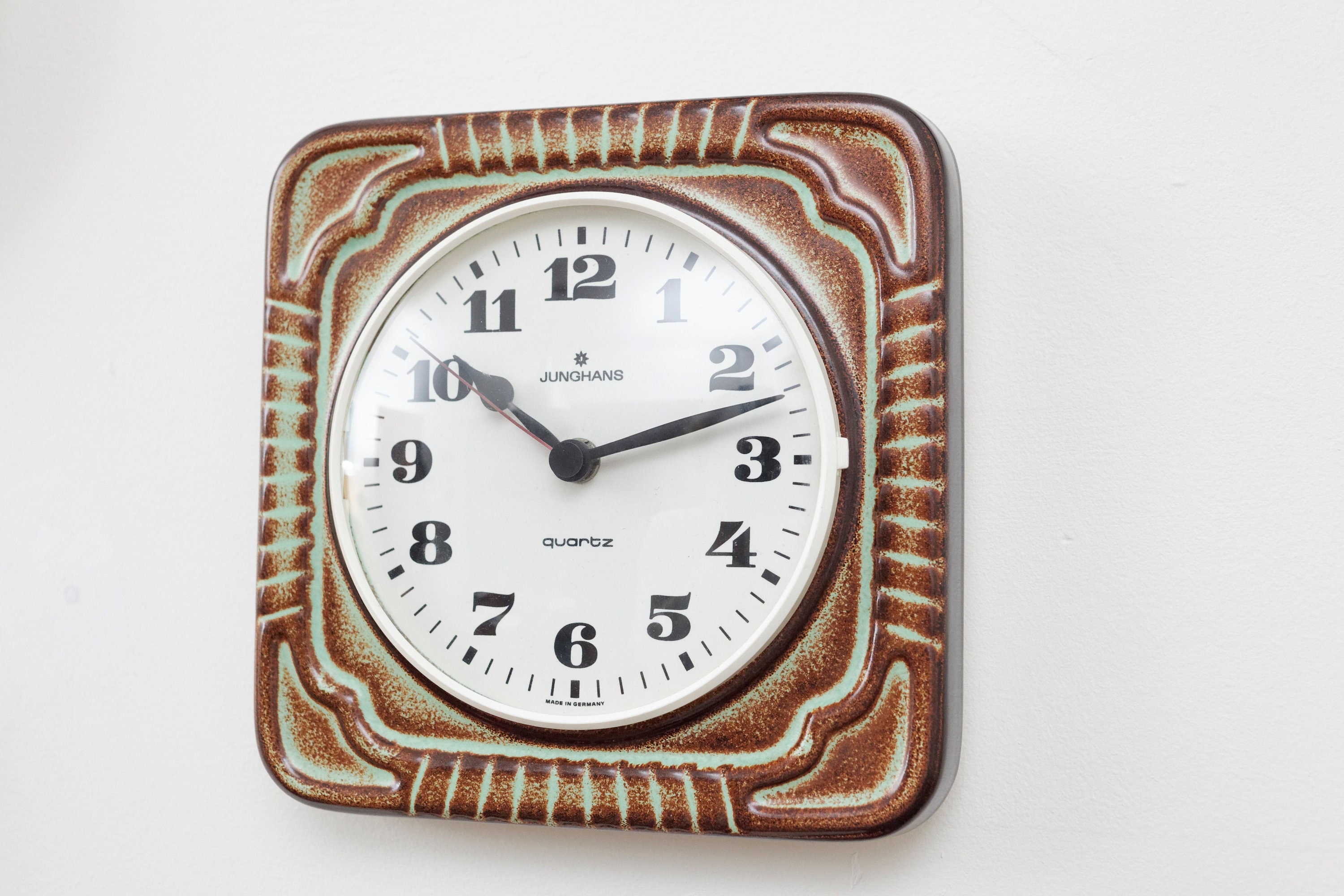 Vintage Junghans Clock 1970s German Kitchen // - Etsy