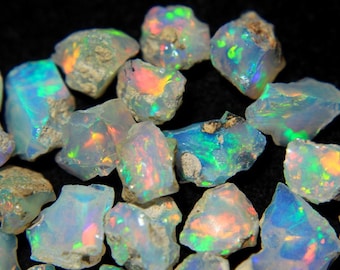 AAA Grade Opal, Natural Ethiopian Opal Rough, Natural Crystals, October Birthstone, Opal Rough For Jewelry Making