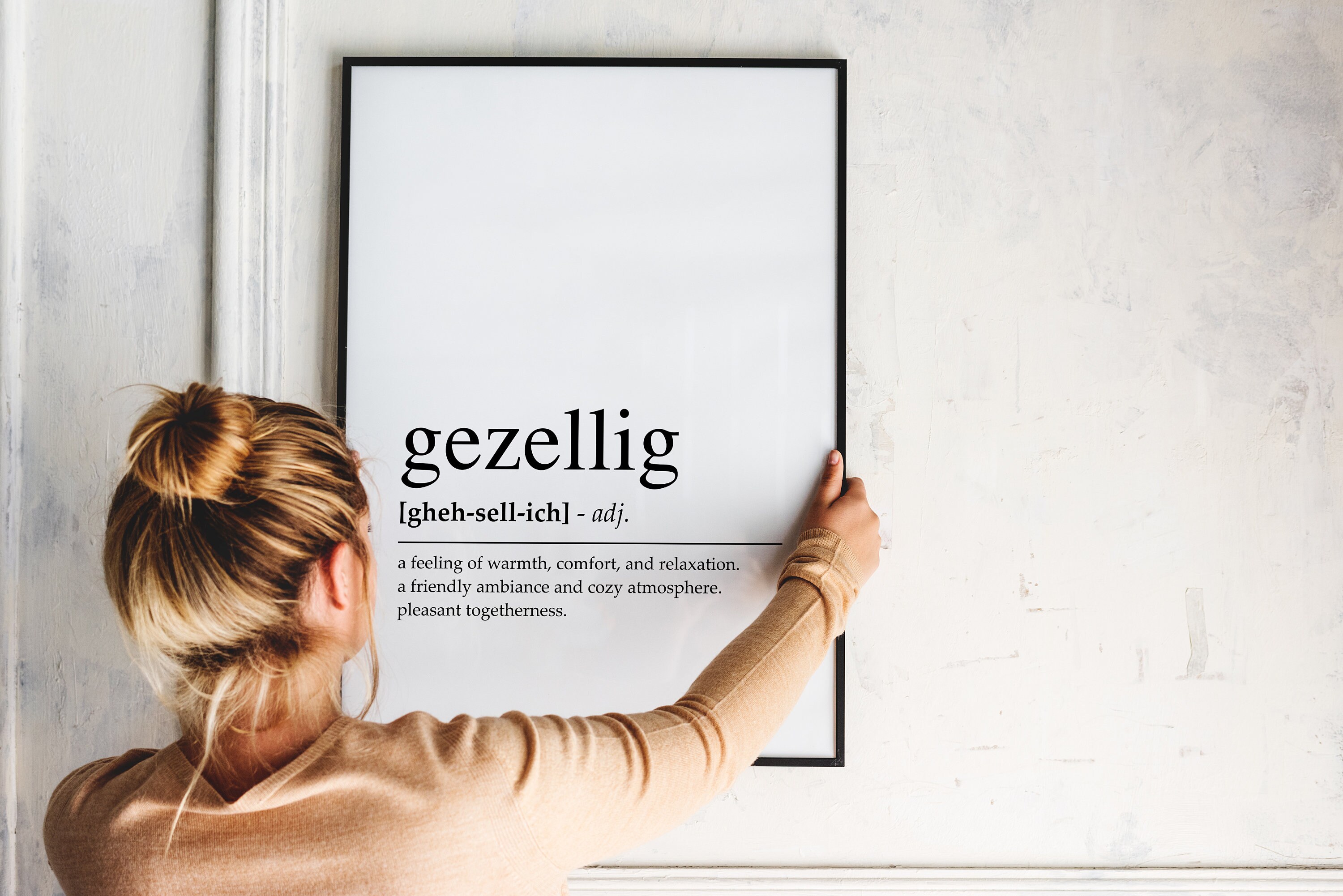 Gezellig Definition Print Digital Download Dutch Printable Etsy