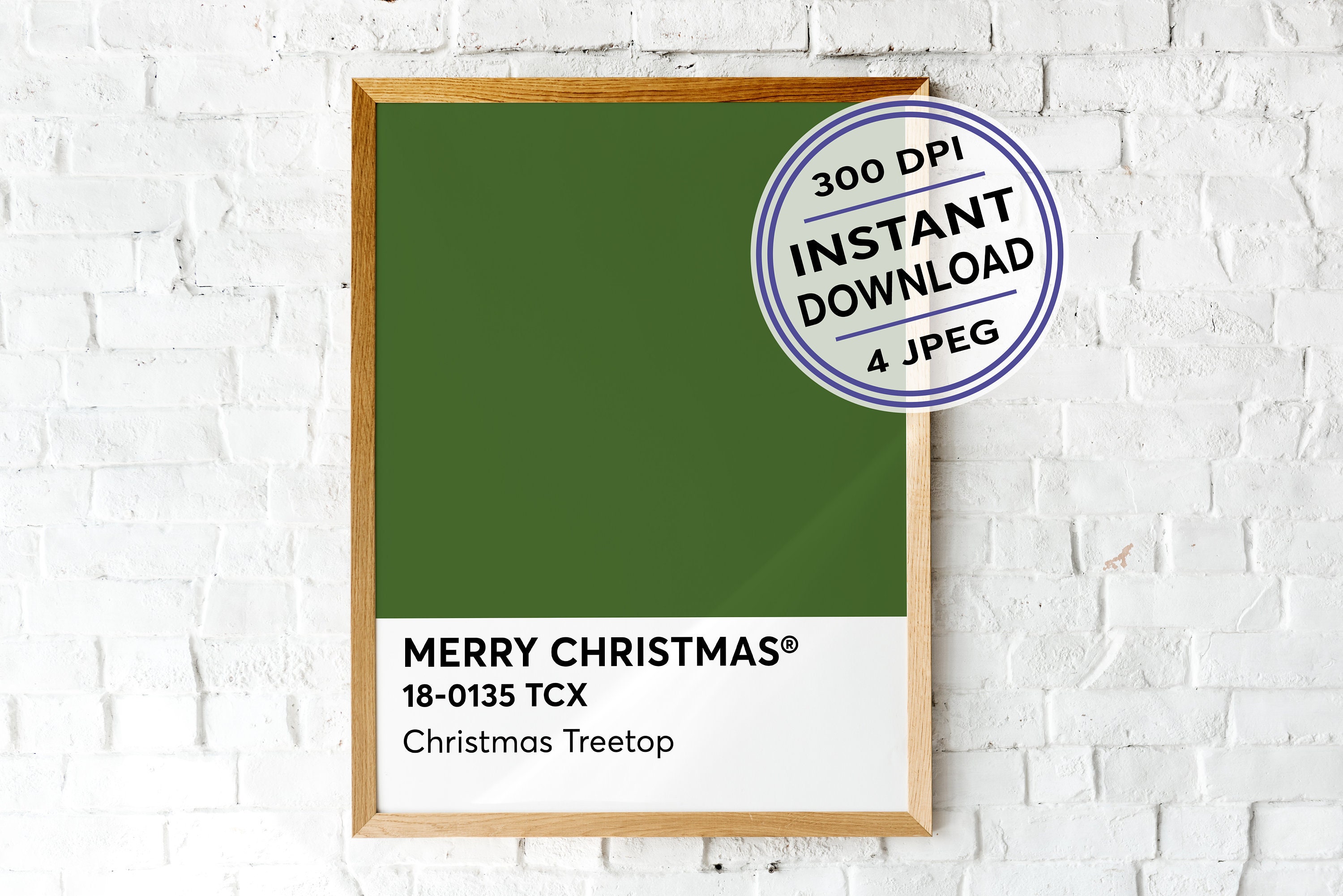 Pantone Merry Christmas Christmas Treetop 180135 TCX Etsy
