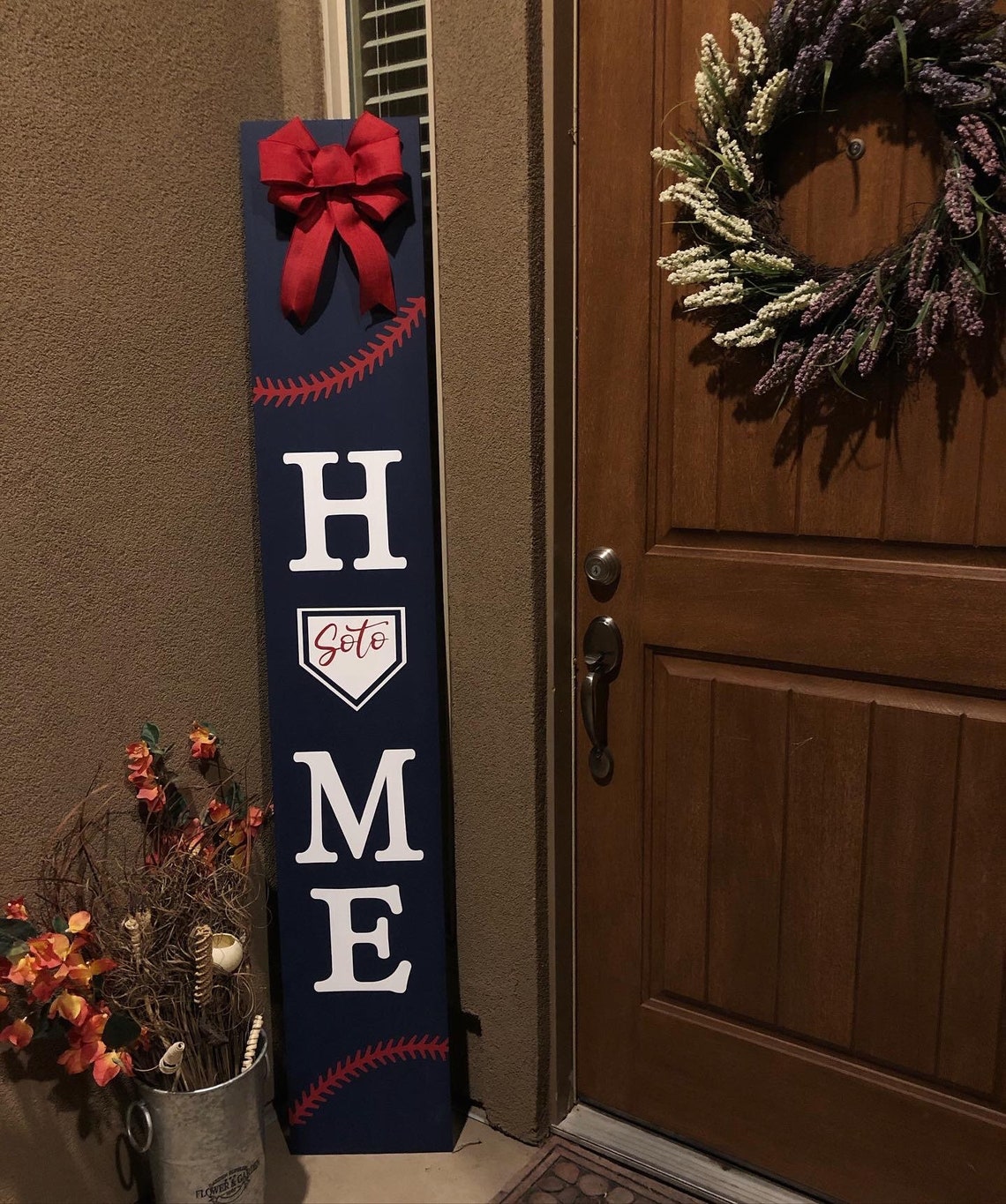 Baseball themed wood porch signs Etsy