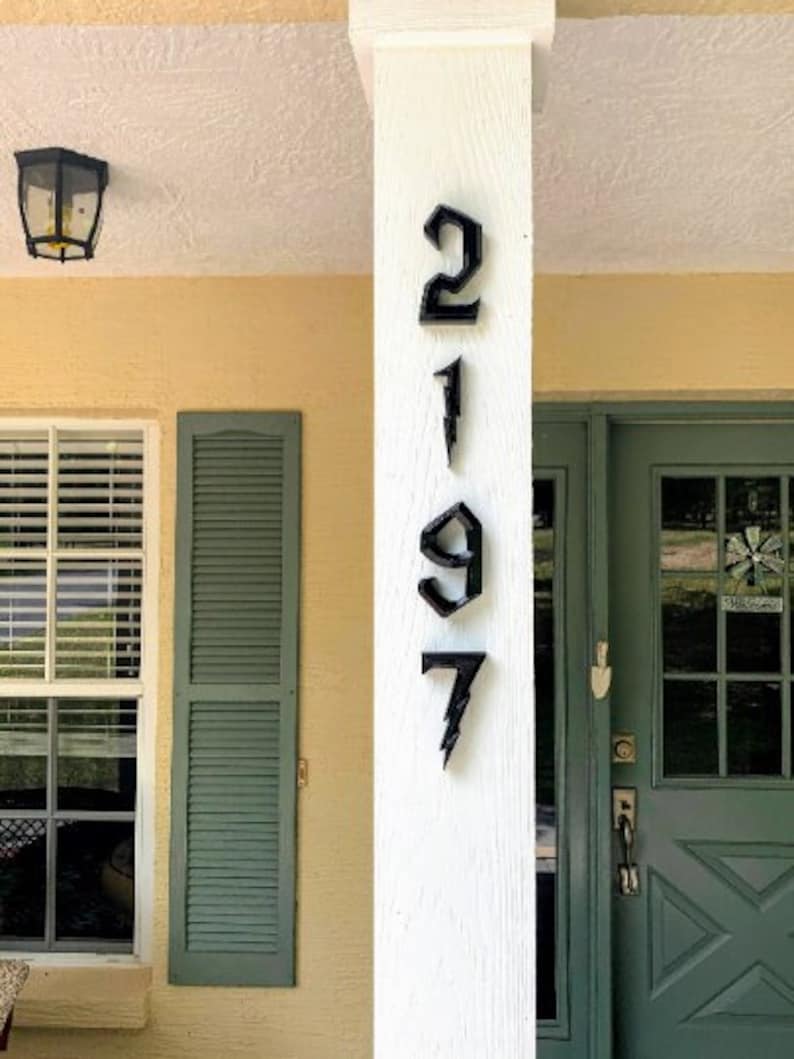 Wizarding World Inspired Address Numbers – 4.5” PLA+ Outdoor House or ...