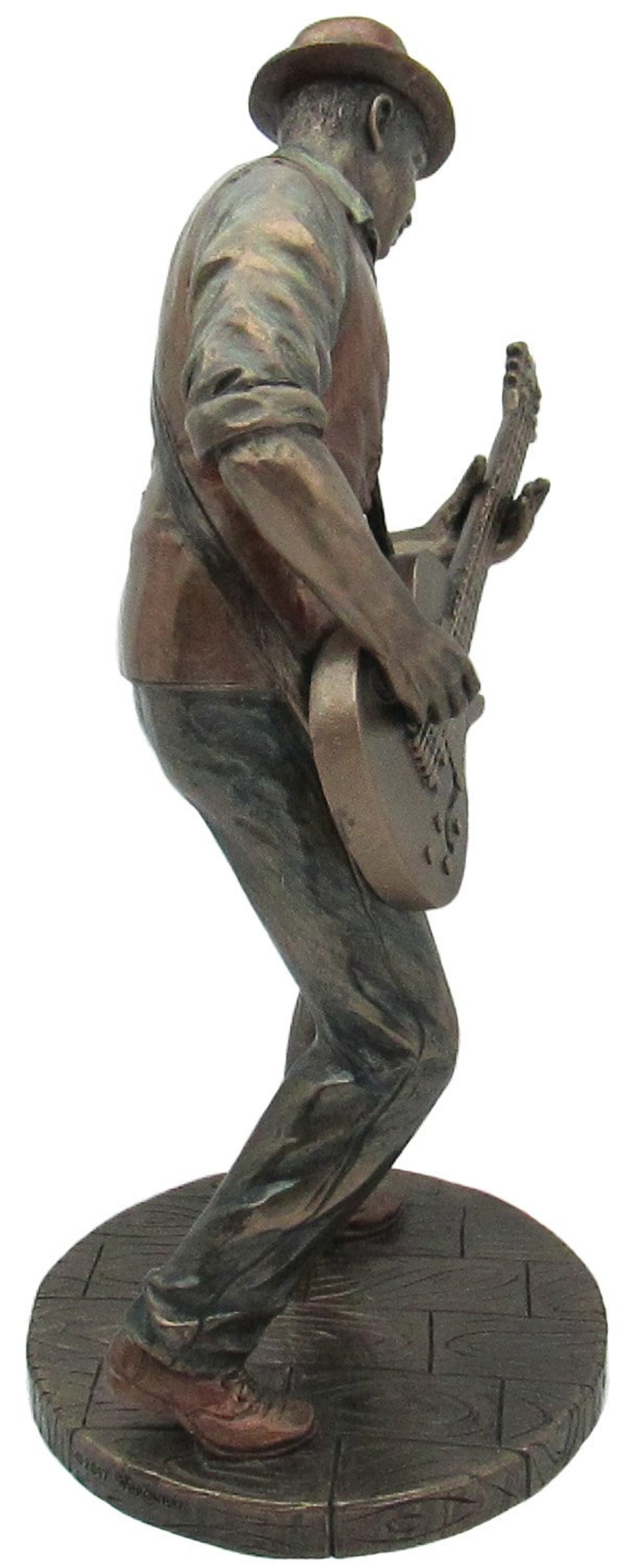 Jazz Band Bronze Sculpture Guitarist Etsy