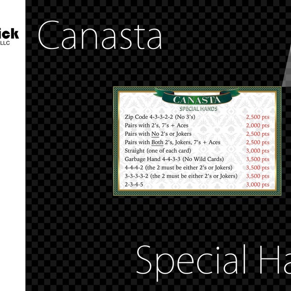 Canasta Special Hand Etsy