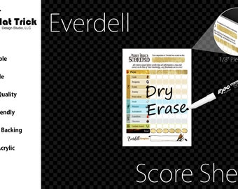 Everdell Score Cards - Etsy