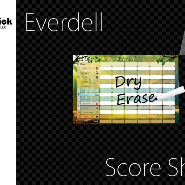 Everdell Score Card - Etsy Canada