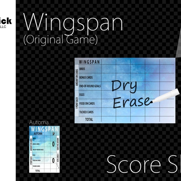 Wingspan Score Sheet Etsy Australia