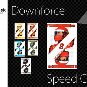 Premium Acrylic Downforce Board Game Speed Cards Upgrades