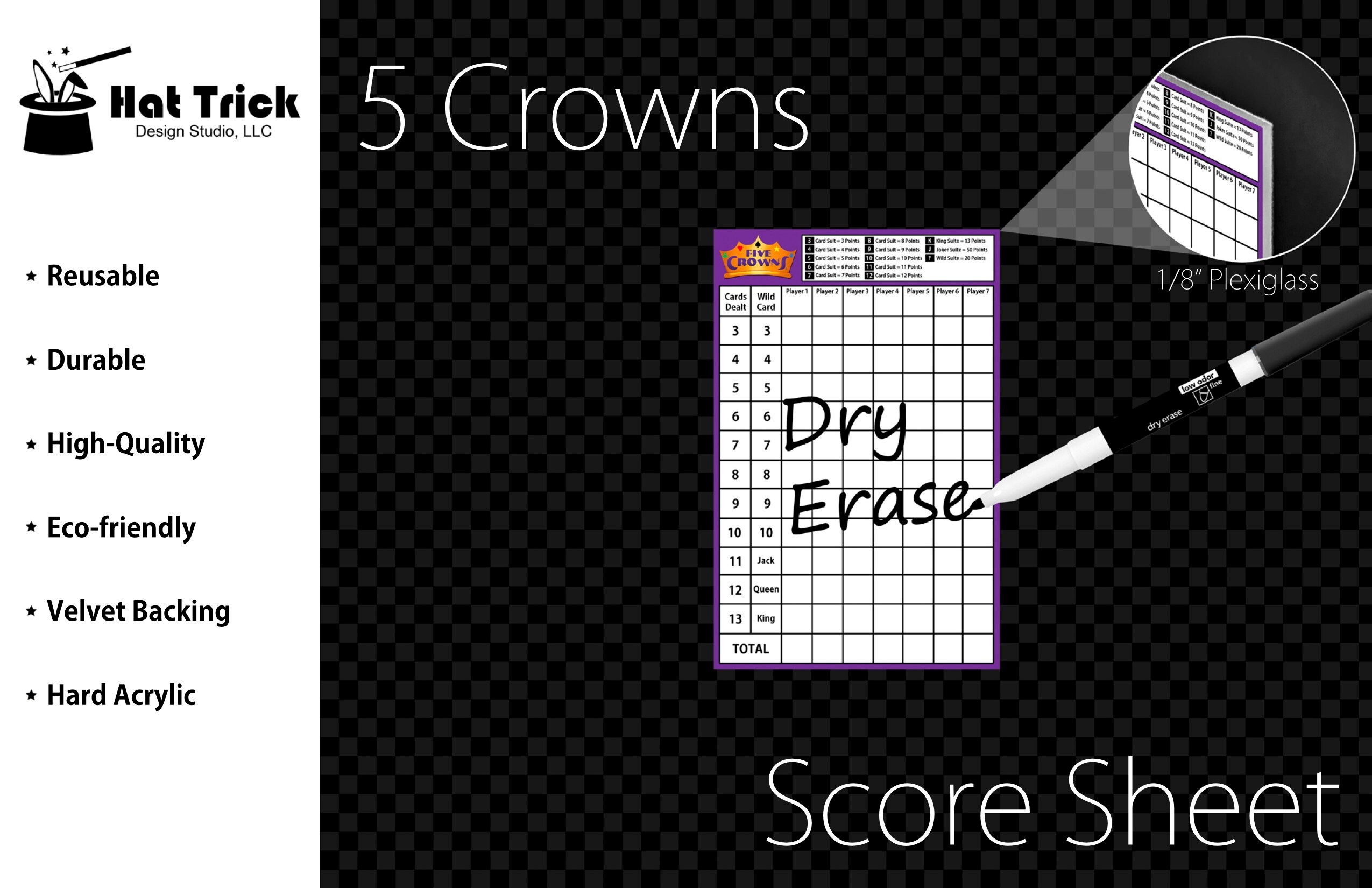 Erasable Score Card - Etsy Canada