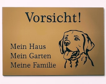 BigTrend24 Hundeschild Warnschild Dog Warn Sign Enter Risk Running 12x4cm Selbstklebend Gravur Schild Achtung Hund BigTrend24 Hundeschild Warnschild Dog Warn Sign Enter Risk Running 12x4cm Selbstklebend Gravur Schild Achtung Hund