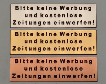 Briefkastenschild Etsy