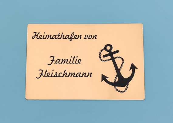 Plaque De Porte Personnalisable Autocollante - Gravure Sur Aluminium, Style Baroque, Or