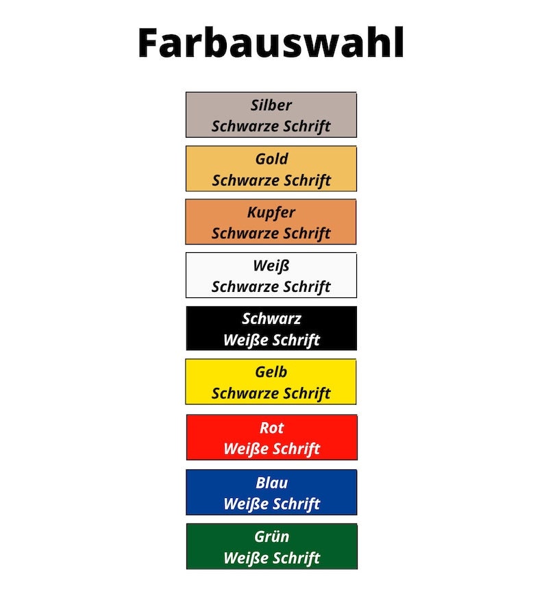 Klingelschild Namenschild Türschild Briefkastenschild Mit Individueller Gravur Bild 2