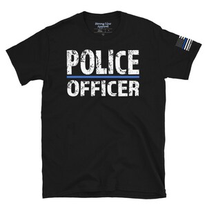 Police Officer, Thin Blue Line T-Shirt