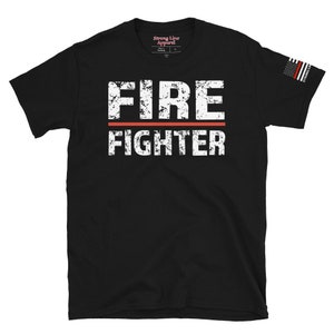 Firefighter, Thin Red Line T-Shirt