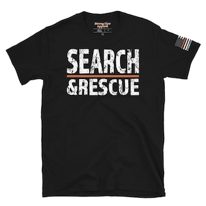 Search & Rescue, Thin Orange Line, SAR T-Shirt