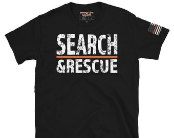 Search & Rescue, Thin Orange Line, SAR T-Shirt