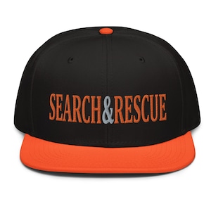 Search & Rescue Snapback Hat, SAR Hat, Search and Rescue Gift, Thin Orange Line
