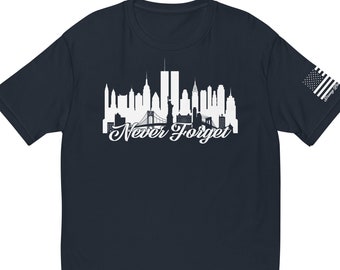 911 Never Forget t-shirt, 9/11, September 11 2001, We Remember, Patriotic Shirt, NYPD, FDNY, NYC