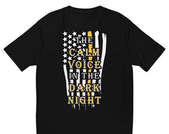 911 Dispatcher Shirt, Thin Gold Line, Dispatcher Gift, Dispatchers T-Shirt, 911 Operator