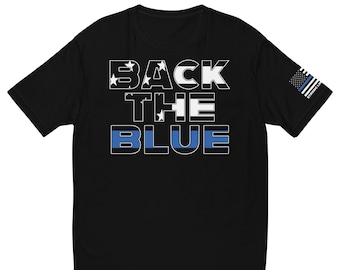 Back The Blue T-Shirt, Thin Blue Line, Police Support Shirt, Court Officer, Deputy Sheriff