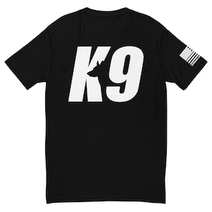 Camiseta de correccionales K9, línea plateada K-9, regalo de oficial de corrección, correccional K-9