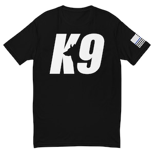 Blue Line K9 Shirt, Police K-9 T-Shirt, Thin Blue Line
