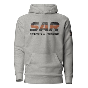 Search & Rescue, Thin Orange Line, SAR Hoodie