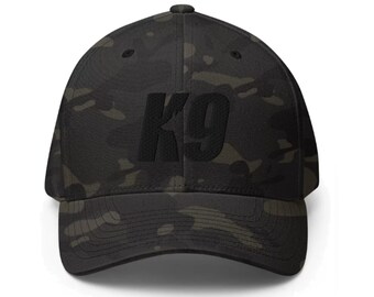 K-9 Multicam Hat, K9 Camo Fitted Hat