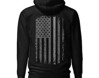 black thin hoodie