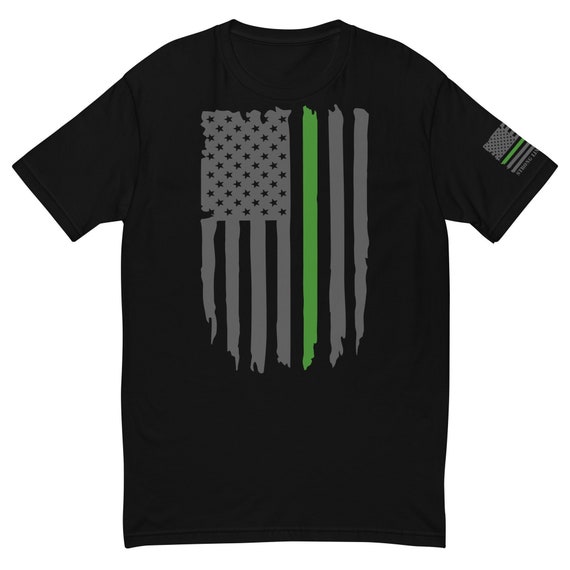 Conservation Officer Thin Green Line Flag T-Shirt Gift Conservation Officer Thin Green Line Flag T-Shirt Gift