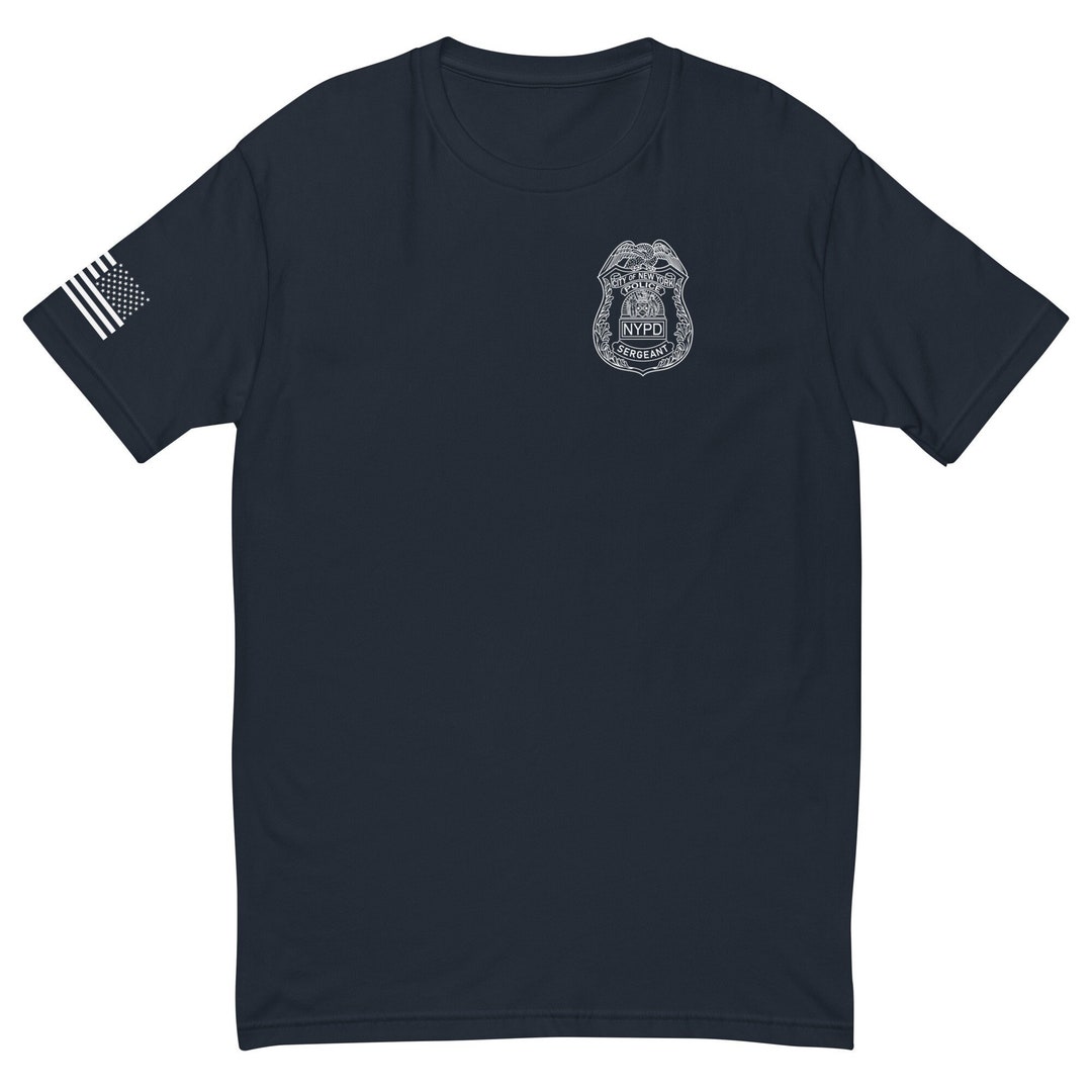 NYPD Sergeant T-shirt, New York City Police Department - Etsy